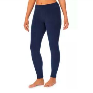 Cuddle Duds Fleecewear with Stretch Leggings 2 pairs. Navy. Grey. New. Size M